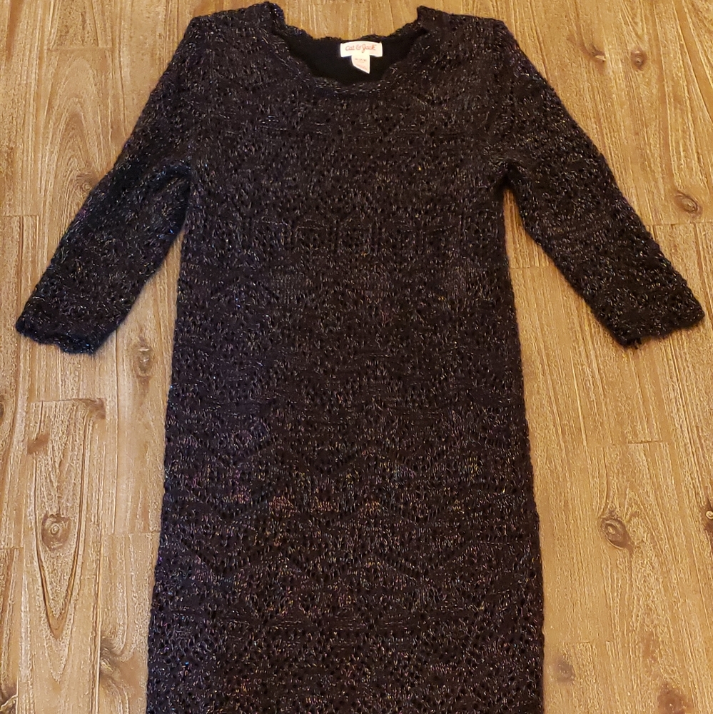 Black and Glittery Girls size 8 dress